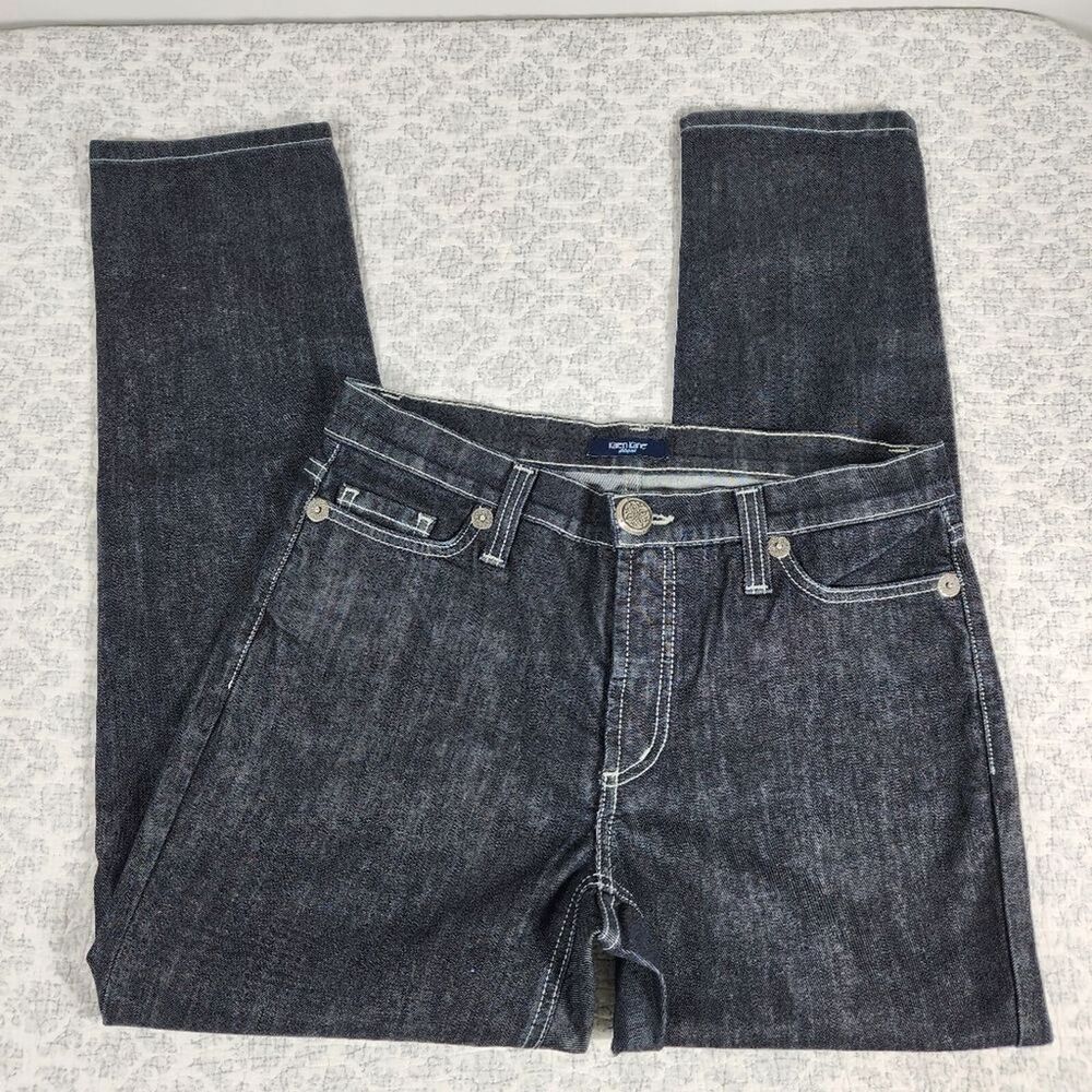 Karen Kane Dark Wash Straight Leg Denim Jeans Size 29